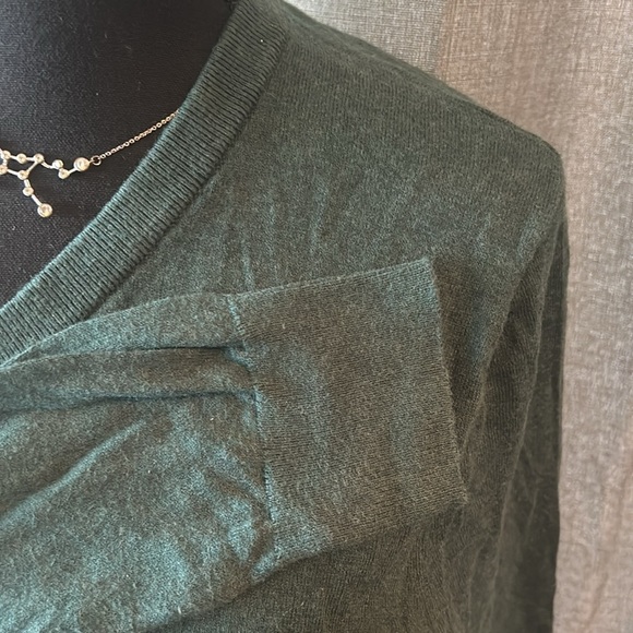 Green Goodfellow & Co V Neck Sweater - Picture 2 of 3
